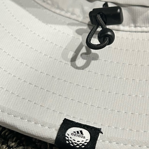 ADIDAS WIDE-BRIM GOLF SUN HAT | Color: Gray | Size S/M - Picture 7 of 10